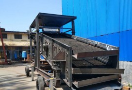 移动振动筛设备