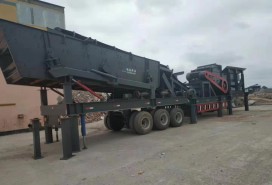 轮胎式移动破碎设备