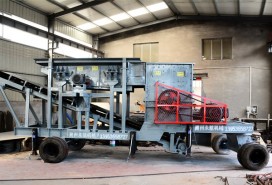 轮胎式移动破碎机