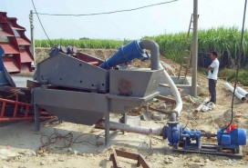 脱水筛细砂回收机