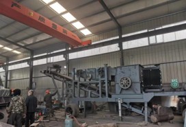 柴油机式移动破碎站