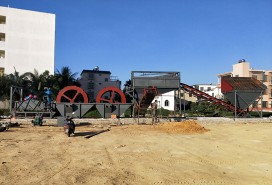 轮式洗砂机设备