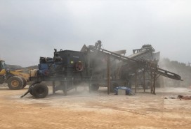 移动破碎站工作图