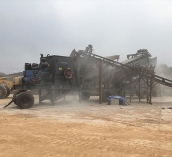 移动破碎站工作图